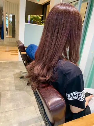 ロング カラー ヤマナカ エリカのヘアスタイル