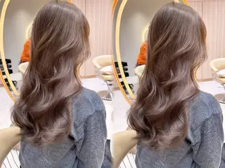 ロング カラー 竹田 真梨子のヘアスタイル