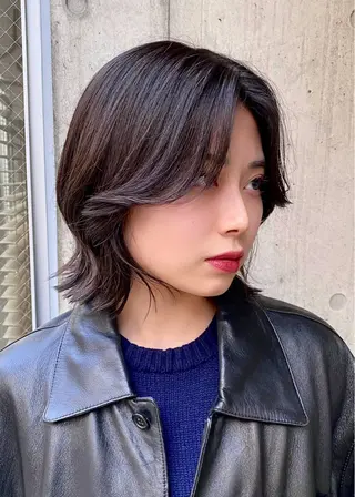 ミディアム カラー Paddle所属・似合わせレイヤー/ レイヤーパーマ/高倉のヘアスタイル