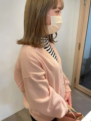 カラー 大迫 江梨のヘアスタイル