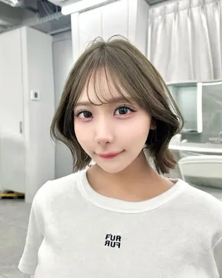 ショート 韓国顔まわり/前髪 /レイヤー/いつきのヘアスタイル
