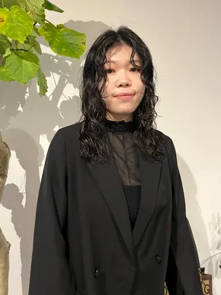 ロング パーマ ショート/パーマ/ カラー/FUKOのヘアスタイル