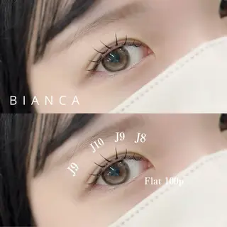 マツエク・マツパ 🌐　BIANCA endo 　🌐のマツエク・マツパデザイン