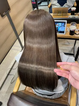 セミロング ⚡️髪質、美髪矯正 ⚡️香村優弥のヘアスタイル