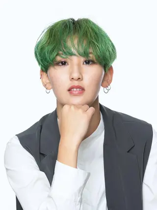 カラー ショート メンズ 千脇 望美のヘアスタイル