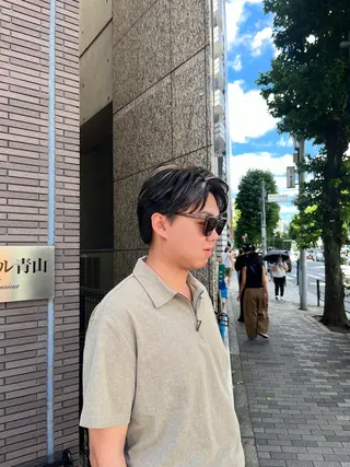 ショート カラー パーマ メンズ jr stylist えのもとりき🐢のヘアスタイル