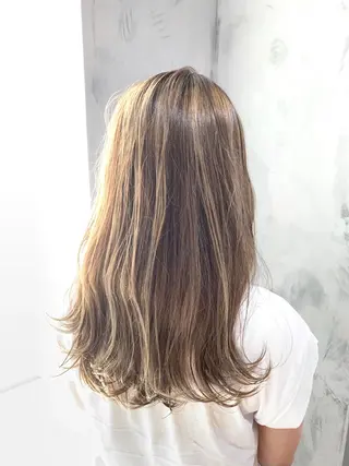 ロング カラー レイヤー/髪質改善/ ブリーチ/コタケのヘアスタイル