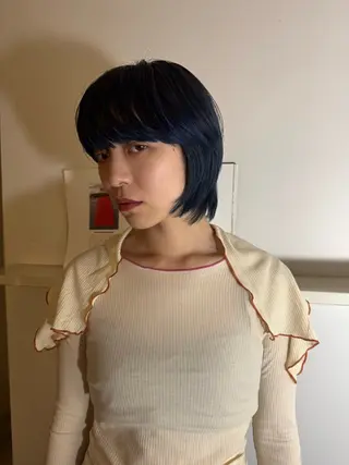 ショート カラー 今泉/KAI🦓艶髪 ボブ/ミニボブのヘアスタイル