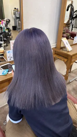 ロング カラー メンズ特化 ティアラのヘアスタイル