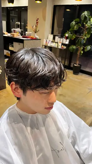 メンズ かりかわ まみのヘアスタイル