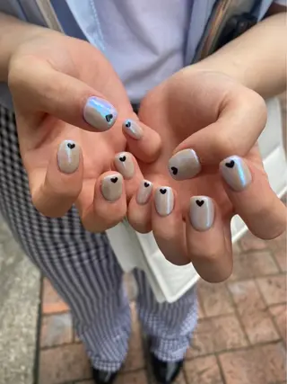 メンズ ネイル ボブ/暖色カラー コウボヒカルのヘアスタイル