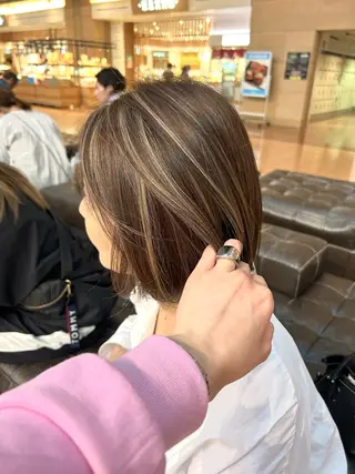 ショート 🩵縮毛矯正/ブリー チ/髪質改善/いつかのヘアスタイル