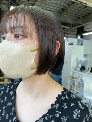 カラー オノ アカネのヘアスタイル