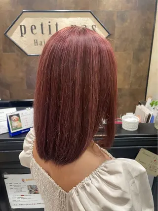 カラー .  ໋韓国カラー 純代のヘアスタイル