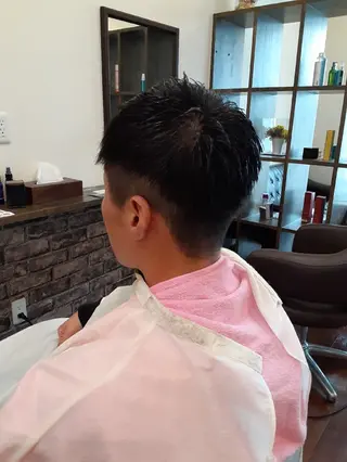 ショート メンズ ルシア美容室|岸和田 《メンズ歓迎！》山﨑のヘアスタイル