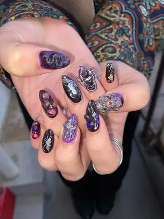 ネイル .unff所属・hana (..)個 性派/メンズネイル◎のネイルデザイン