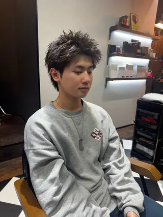 ショート メンズ メンズショート美容師 💈高橋和真💈のヘアスタイル