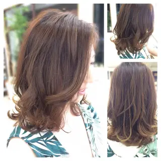 ミディアム Hair VERDEのヘアスタイル