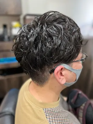 ミディアム メンズ LAVIE NEW STANDARD BARBER　浜松町本店所属・NAKAMURA YUKAのヘアスタイル