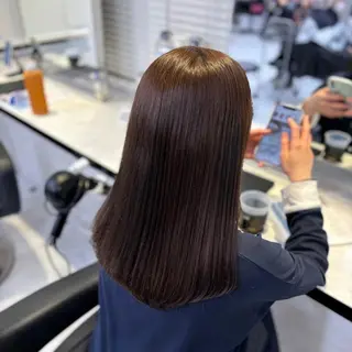 カラー 愛され透明感🪽トレ ンドヘア🪽池袋のヘアスタイル