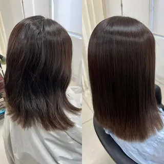 ミディアム パーマ 染野 匠のヘアスタイル