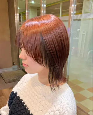 ミディアム カラー 【艶カラー】 STYLE 和泉俊希のヘアスタイル