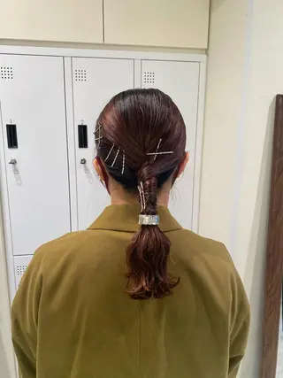 ヘアアレンジ 暖色カラー /ヘアアレンジ/花鈴のヘアスタイル
