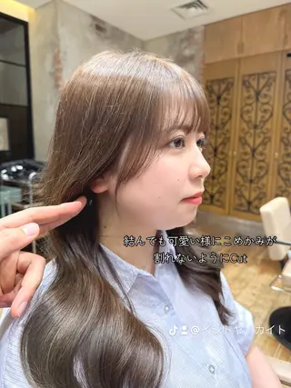 ロング カラー レイヤー/艶カラー 韓国/石戸谷海斗のヘアスタイル