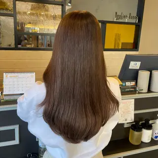 ロング カラー スナコザワ レナのヘアスタイル