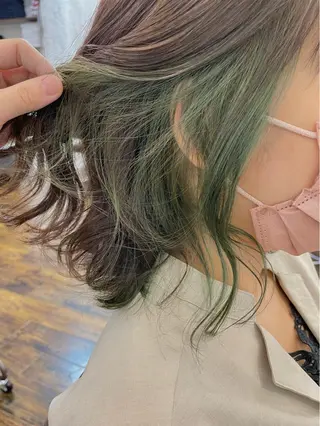 ミディアム カラー ツヤ美髪💐 髪質改善/高山愛来のヘアスタイル