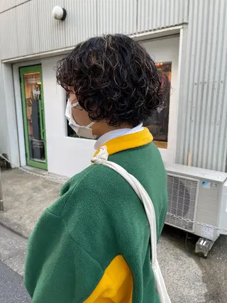 ショート パーマ MEY HAIR CURLYS所属・パーマ /ボブパーマ Rico💜のヘアスタイル