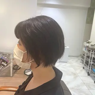 ショート 白髪染め /増田桃子のヘアスタイル