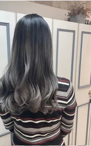 ロング 🤍韓国風ヘア 柴田真帆🤍のヘアスタイル