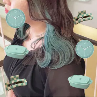 カラー 渋谷:インナーカラー ／🍒エリカ🍒のヘアスタイル