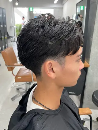 ショート メンズ メンズモテパーマ💙 fuwaのヘアスタイル