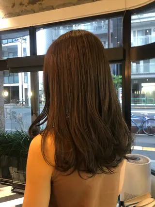 セミロング カラー 貴方に似合うを見つけ ます🌱市川リョウカのヘアスタイル