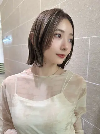 ミディアム 美髪縮毛矯正 /髪質改善のヘアスタイル