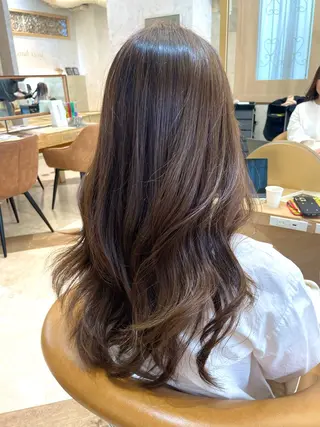 ロング Kanami/韓国風 /艶カラーのヘアスタイル