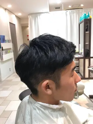 ショート パーマ メンズ 美髪矯正/髪質改善 /ヨナミネのヘアスタイル