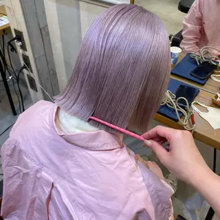 ミディアム カラー Zina 梅田店 レイヤー/Miyuのヘアスタイル
