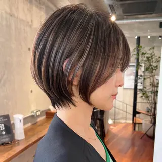 ショート カラー LAVEL 代表 住吉　創のヘアスタイル