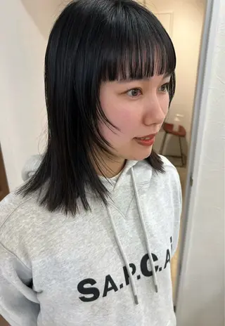 ミディアム カラー Kasumi /伏見 /髪質改善/ロングのヘアスタイル