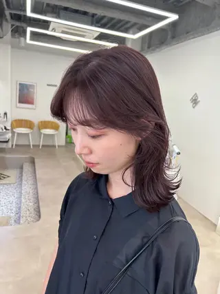 ミディアム くすみカラー🏹🤎 Tsukinaのヘアスタイル