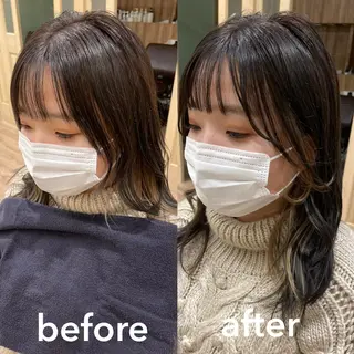 ミディアム KANAMI日暮里 韓国ヘア・メイクのヘアスタイル