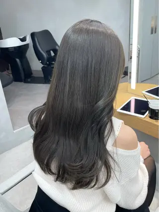 ロング カラー 澤 佑華 🎀 透明感カラーのヘアスタイル