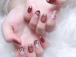 ネイル Elegant beauty ツルのネイルデザイン