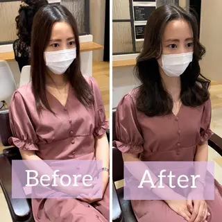 ミディアム LOMA🇰🇷 銀座クボタのヘアスタイル