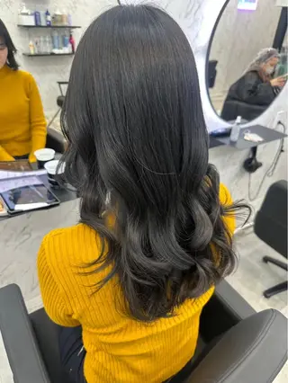 ロング カラー 韓国艶カラー 🇰🇷💎MIUのヘアスタイル