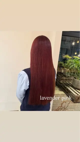 ロング カラー ヘアアレンジ 飯島 美海のヘアスタイル