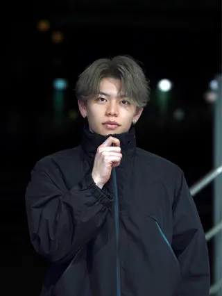 ミディアム メンズカット/ ハイトーン/いぶきのヘアスタイル